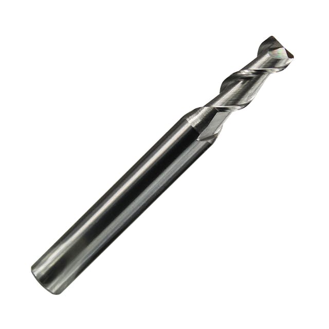 STARKE Ali-Mill A452 Series 2 Flute 45 Degree Solid Carbide End Mill for Machining Aluminium.