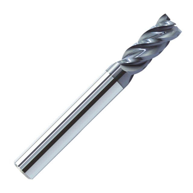ZCC-CT VSM-4E 4 Flute AlTiN Coated High Performance Variable Helix Solid Carbide End Mill