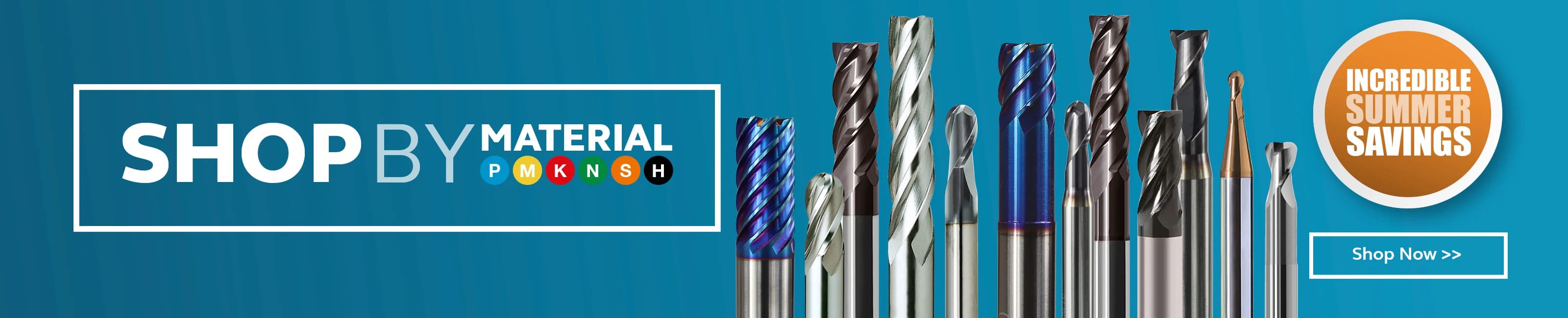 A selection of Milling Cutters & End Mills