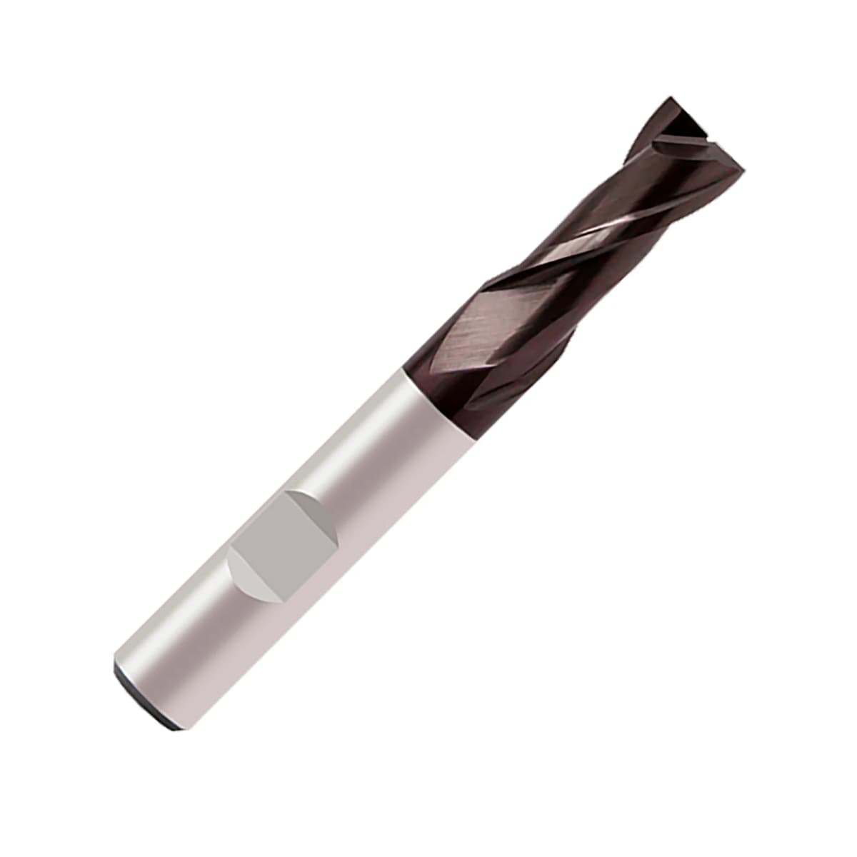 Powder Metal 2 Flute End Mill Weldon Shank (Europa)