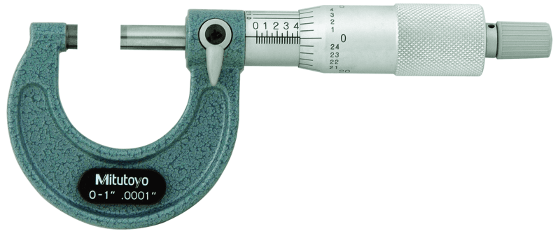 Image of outside micrometer economy design 0-1",0,0001" .