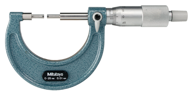 Image of spline micrometer 50-75mm, 3mm measuring face .