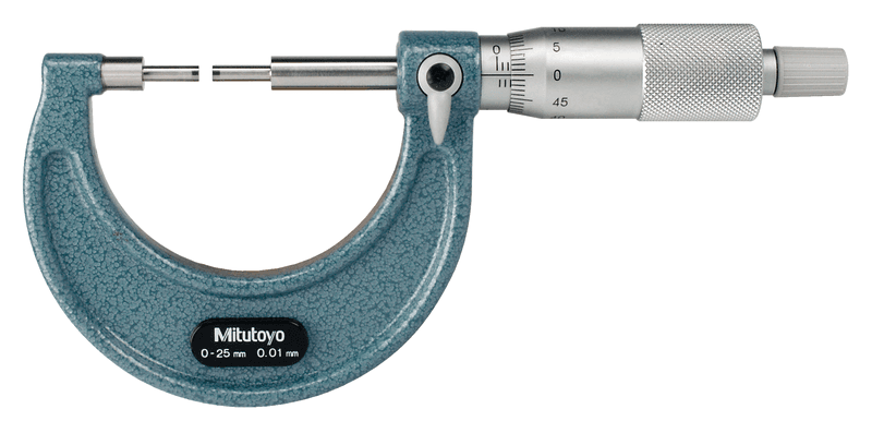 Image of spline micrometer 0-1",0,0001", 3mm measuring face .