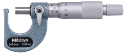 Image of tube micrometer, spherical anvil 0-15mm, carbide-tipped .