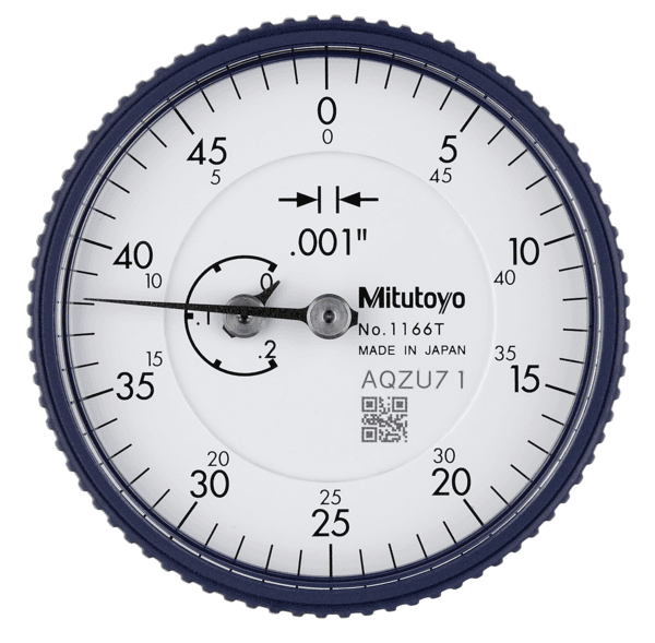 Image of dial indicator, back plunger, agd/ansi 0,2",0,001" .