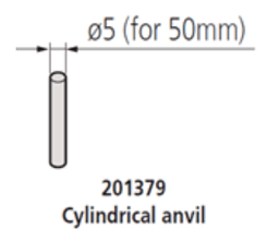 Technical Image of interchangeable anvil micrometer 1-2" .