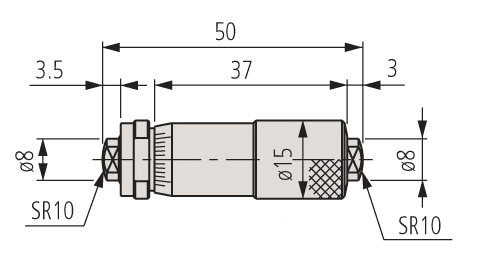 Technical Image of tubular inside micrometer 2-3" .