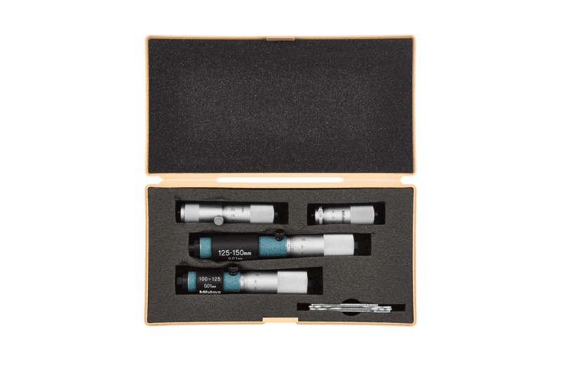 Image of tubular inside micrometer set 50-150mm, (4 pcs.) .