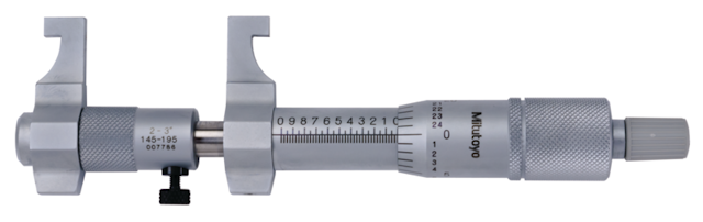 Image of caliper jaw inside micrometer 2-3" .
