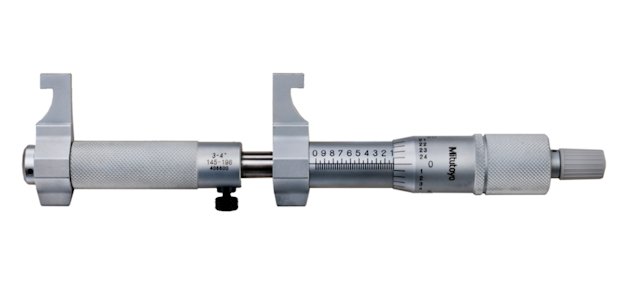 Image of caliper jaw inside micrometer 3-4" .