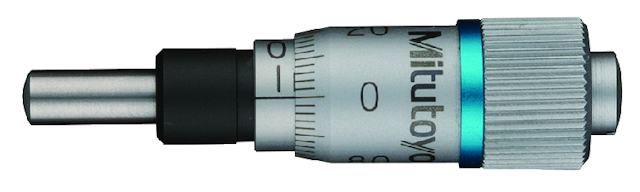 Image of microm. head, spindle feed 0,1mm/rev. 0-6,5mm, spherical spindle .