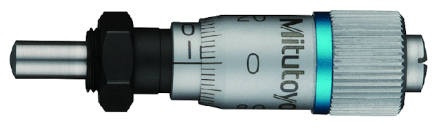 Image of microm. head, spindle feed 0,1mm/rev. 0-6,5mm, clamp nut, spherical spindle .