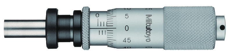 Image of micrometer head carbide-tipped 15mm, clamp nut, spindle lock .
