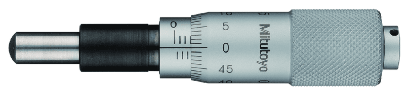 Image of micrometer head carbide-tipped 0-15mm, spherical spindle .