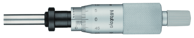 Image of micrometer head, medium-sized standard 0-25mm, clamp nut,0,001mm .