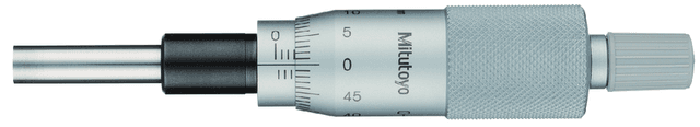 Image of micrometer head, medium-sized standard 0-25mm .