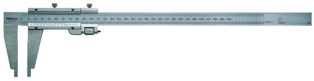 Image of vernier caliper nib style jaw 0-450mm,0,02mm, fine adjust., metric .
