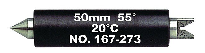 Image of setting standard screw thread micrometer 55°, length: 125mm .
