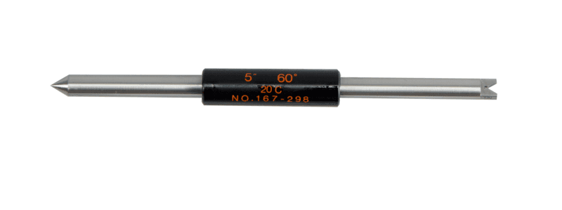 Image of setting standard screw thread micrometer 60°, length: 5" .