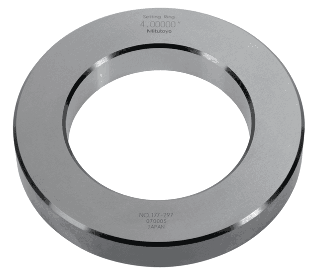 Image of setting ring 4" steel .