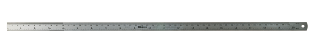Image of steel rule, semi-flexible rule 500mm/20", metric/inch .