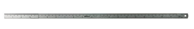 Image of steel rule, semi-flexible rule 500mm/20", metric/inch .