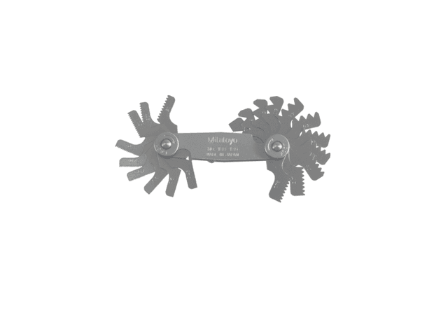 Image of pitch gauge metric screw 60¬∞,0,35-6mm, 22 leaves .