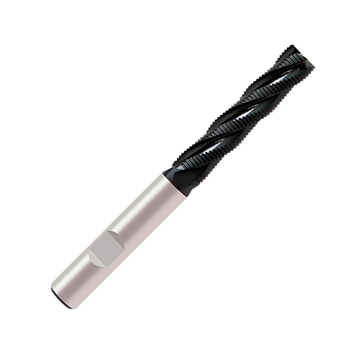 Powder Metal Long Length Fine Pitch End Mill Weldon Shank (Europa)