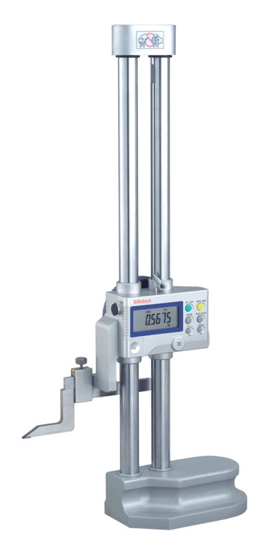 Image of digital height gauge double column 0-12"/300mm, probe connector, inch/metric .