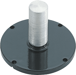 Image of back plate with post for series 1 .