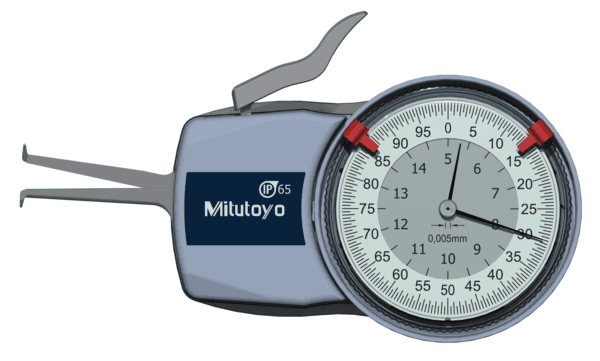 Image of internal dial caliper gauge 5-15mm,0,005mm .
