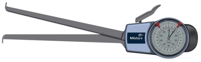 Image of internal dial caliper gauge 15-65mm,0,05mm .
