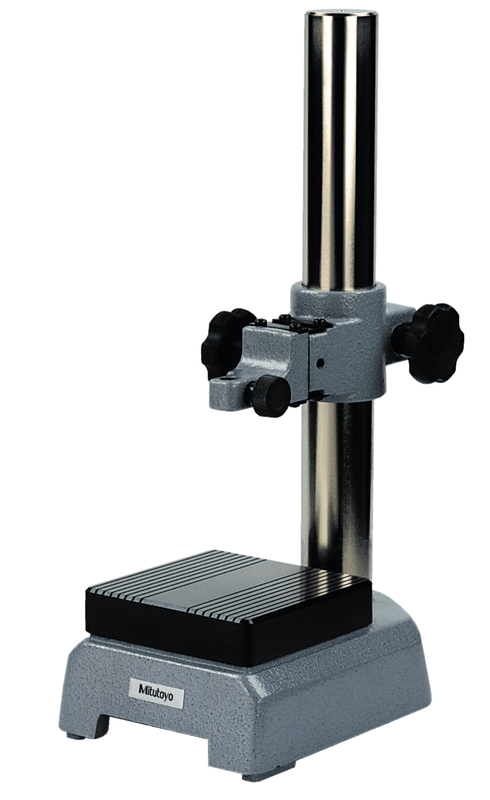 Image of gauge stand with hardened steel anvil 110x110mm, square anvil .