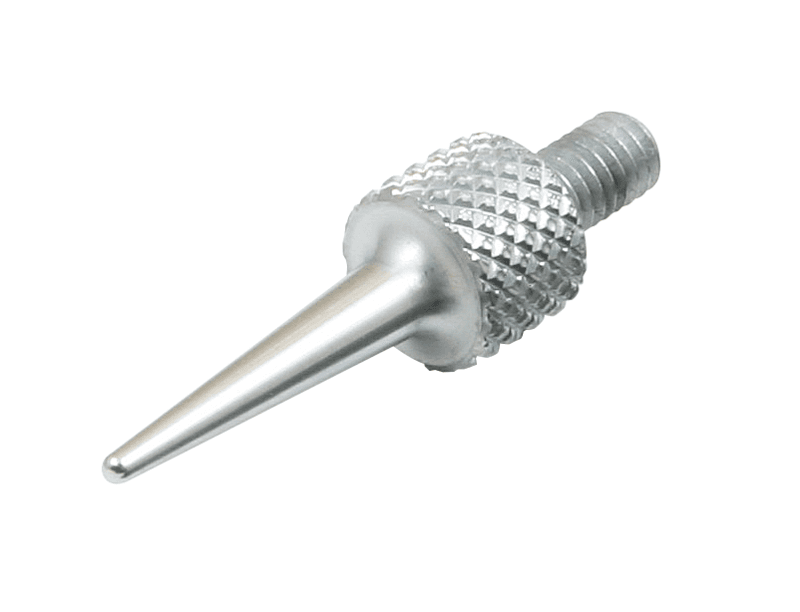 Image of contact element needle, 4-48unf r=0,016", 2" length, steel, inch .
