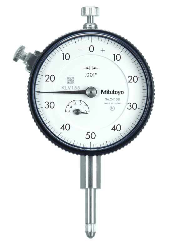 Image of dial indicator, lug back, agd/ansi 0,5",0,001" .
