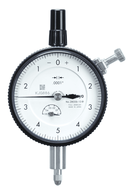 Image of dial indicator, lug back, agd/ansi 0,05",0,0001", jew. bearing, shockproof .