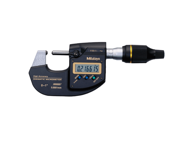 Image of high accuracy digital micrometer 0-1", absolute digimatic 2 .