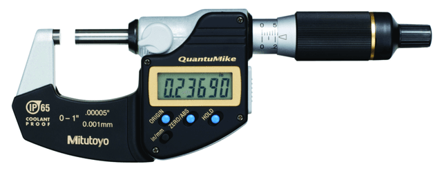 Image of digital micrometer quantumike ip65 inch/metric, 0-1" .