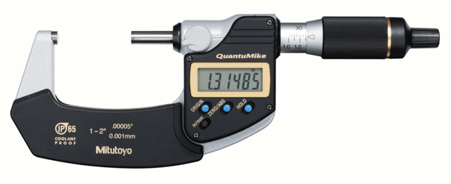 Image of digital micrometer quantumike ip65 inch/metric, 1-2", w/o output .