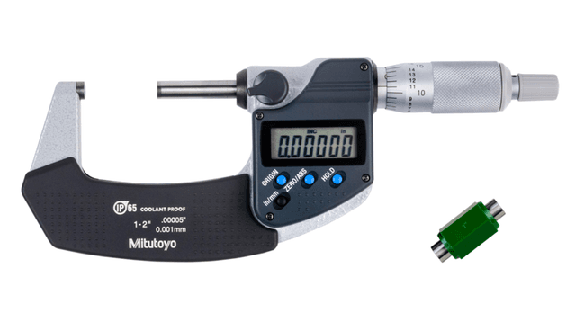 Image of digital micrometer ip65, inch/metric 1-2", w/o output .