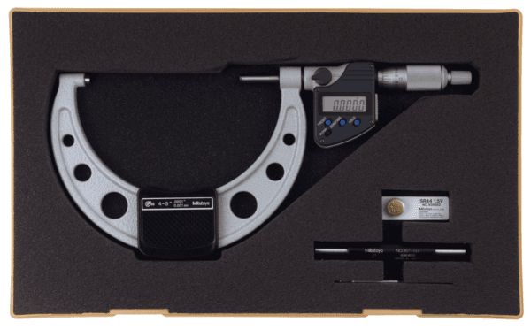 Image of digital micrometer ip65, inch/metric 4-5", with output .