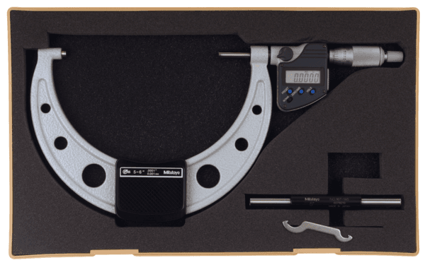 Image of digital micrometer ip65, inch/metric 5-6", with output .