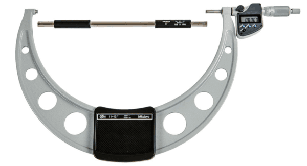 Image of digital micrometer ip65, inch/metric 11-12", with output .