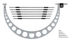 Image of digital micrometer interchangeable anvil inch/metric, 24-30", incl. 6 anvils .
