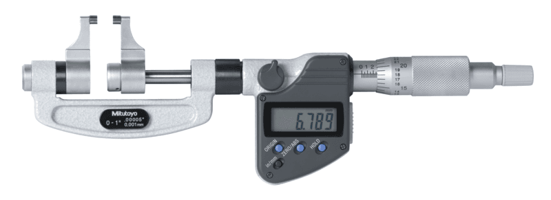 Image of digital caliper jaw micrometer inch/metric, 0-1" .
