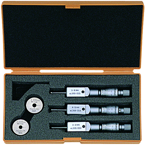 Image of 2-point internal micrometer holtest set 3-6mm (3 pcs.) .