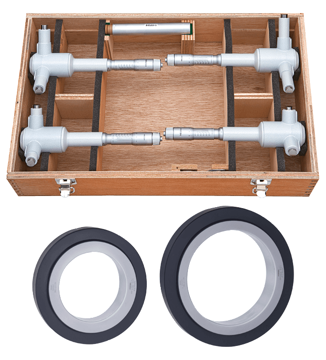 Image of 3-point internal micrometer holtest set 100-200mm (4 pcs.), economy set .