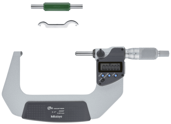 Image of digital tube microm. sph. anvil/spindle inch/metric, 3-4", ip65 .