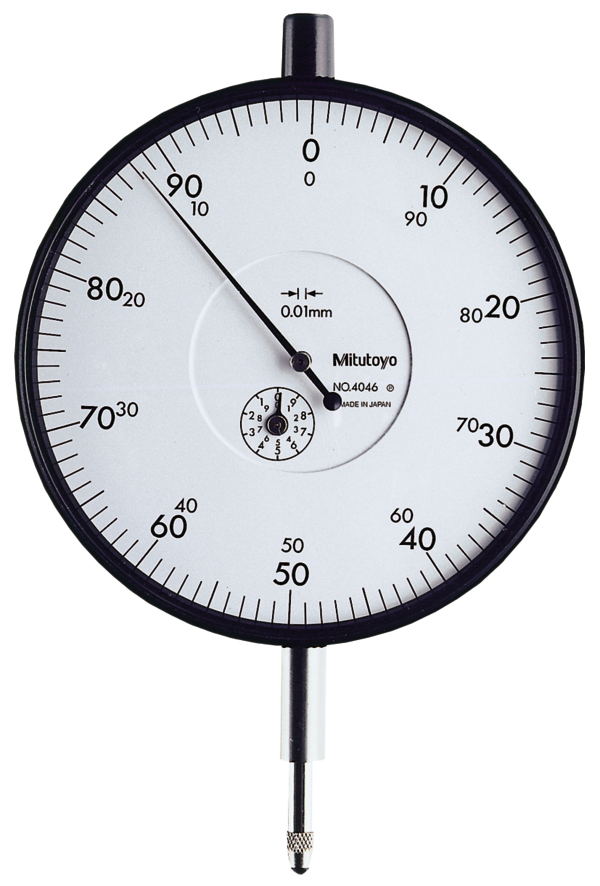Image of dial indicator, lug back 10mm,0,01mm .