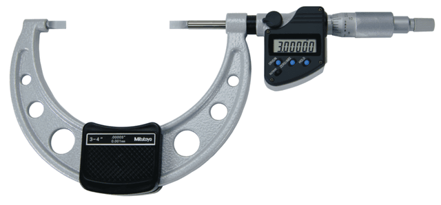 Image of digital blade micrometer, blade=0,75mm inch/metric, 3-4" .